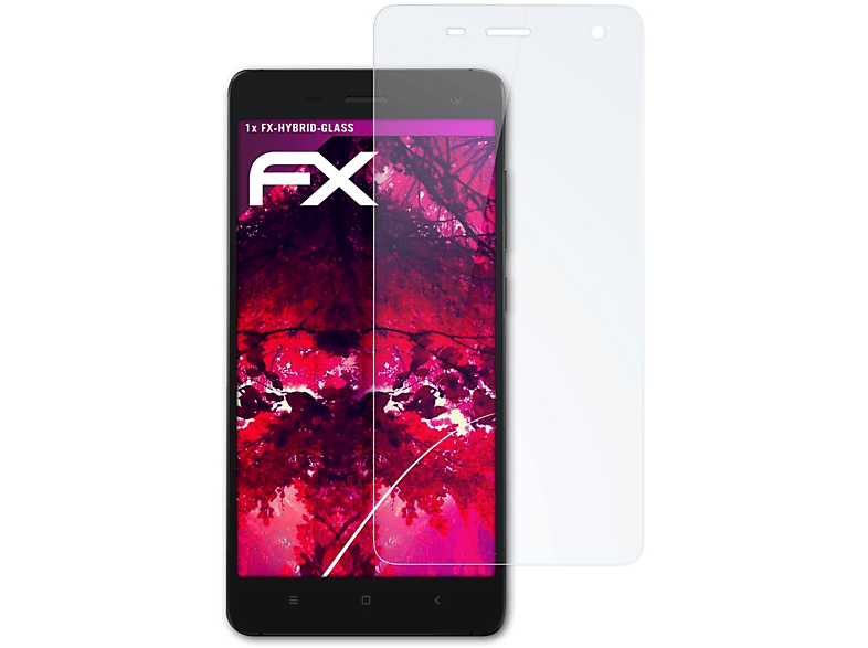 ATFOLIX FX-Hybrid-Glass Schutzglas(für Xiaomi Mi4)