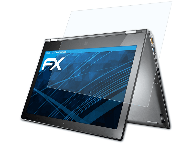 ATFOLIX 2x FX-Clear Displayschutz(für Lenovo IdeaPad Yoga 2 Pro (13.3 inch))