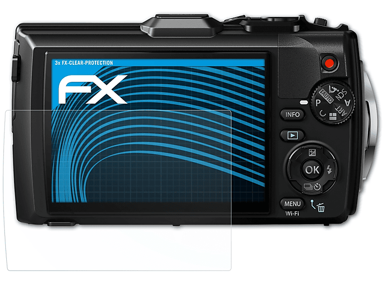 ATFOLIX 3x Displayschutz(für FX-Clear TG-3) Olympus