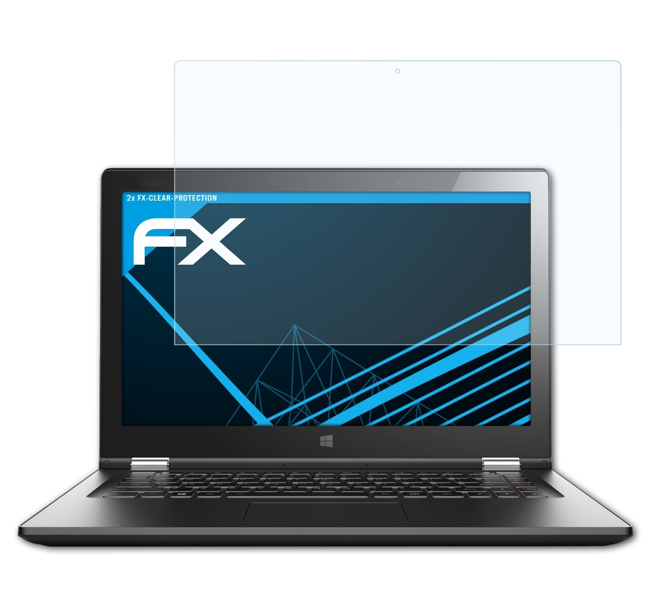 ATFOLIX 2x FX-Clear 2 Yoga IdeaPad Lenovo 13) Displayschutz(für