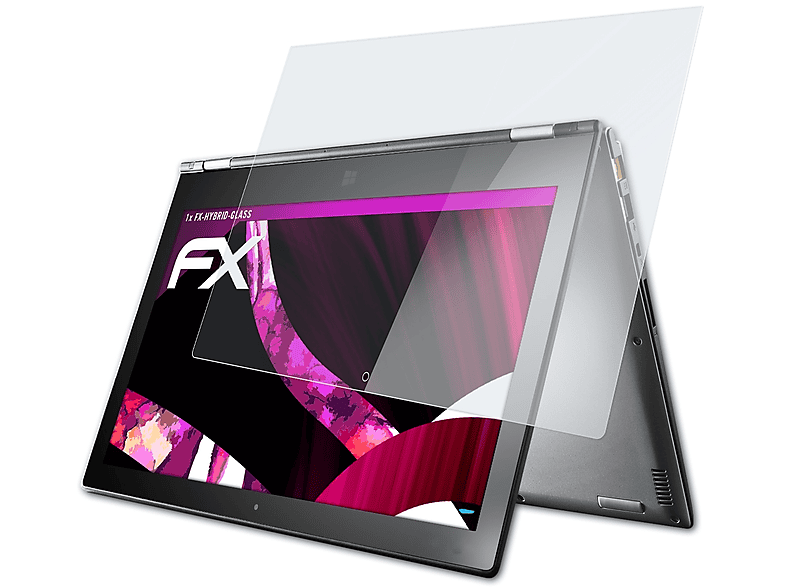 ATFOLIX FX-Hybrid-Glass Schutzglas(für Lenovo IdeaPad Yoga 2 Pro (13.3 inch))