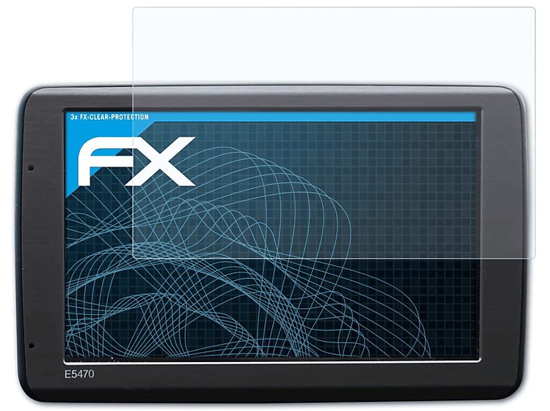 ATFOLIX 3x FX-Clear Displayschutz(für Medion GoPal E5470)