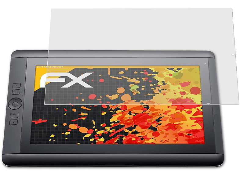 ATFOLIX 2x FX-Antireflex Displayschutz(für Wacom Companion) CINTIQ