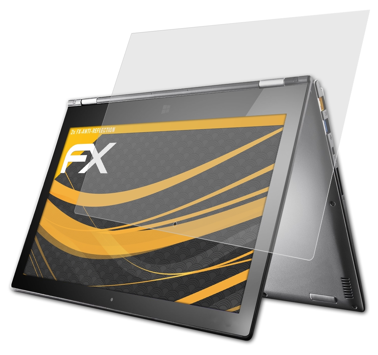 FX-Antireflex 2x Displayschutz(für ATFOLIX Pro Lenovo inch)) 2 Yoga (13.3 IdeaPad
