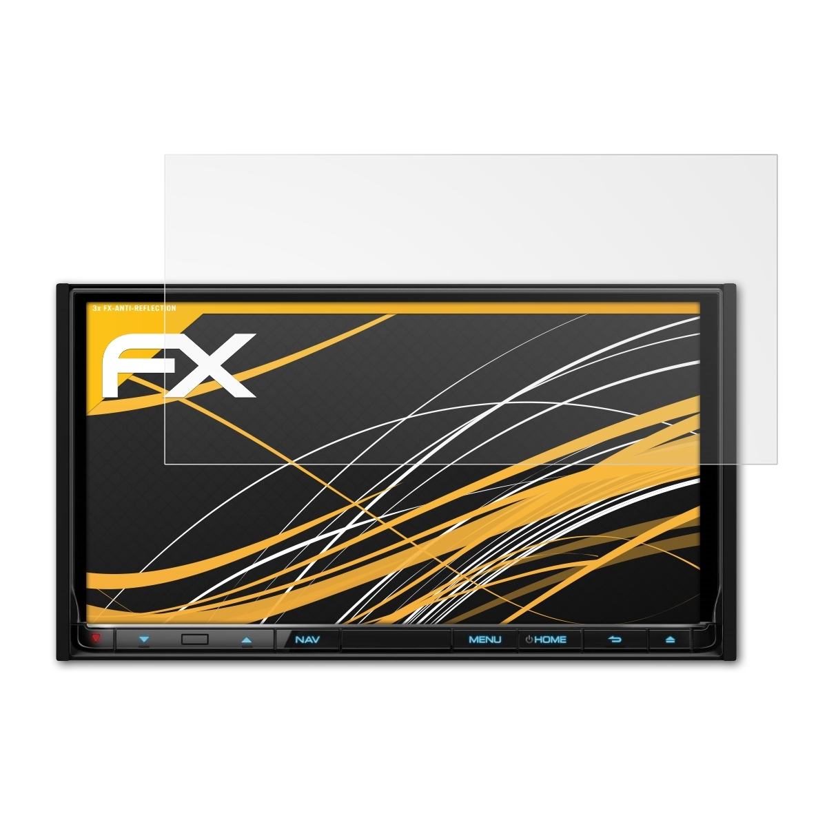 ATFOLIX 3x Kenwood DNN9250DAB) Displayschutz(für FX-Antireflex