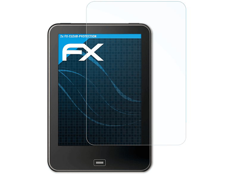 ATFOLIX 2x FX-Clear Displayschutz(für Vision) Tolino