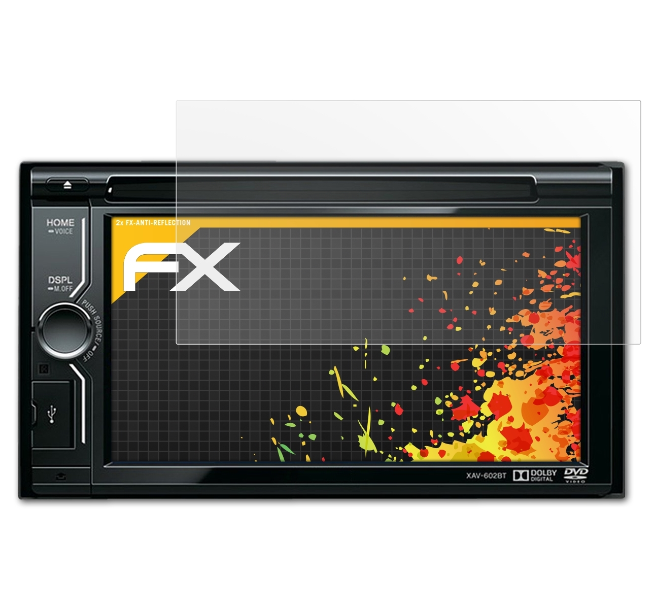 Displayschutz(für FX-Antireflex ATFOLIX 2x Sony XAV-602BT)