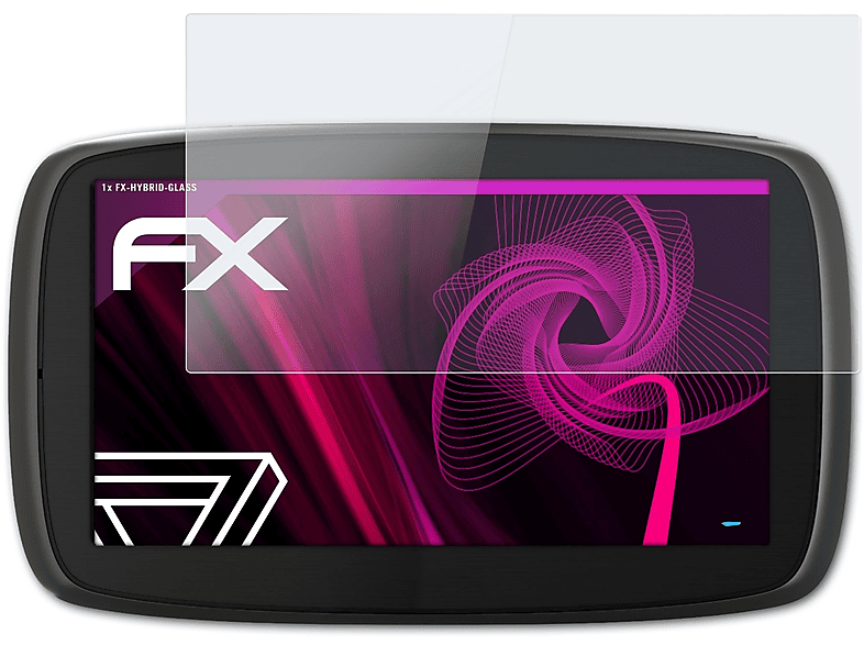 ATFOLIX FX-Hybrid-Glass Schutzglas(für TomTom GO 60 (2014))