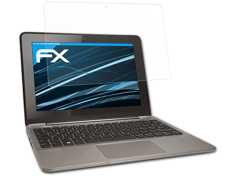 FX-Clear 2x Displayschutz(für E1232T ATFOLIX AKOYA (MD99410)) Medion