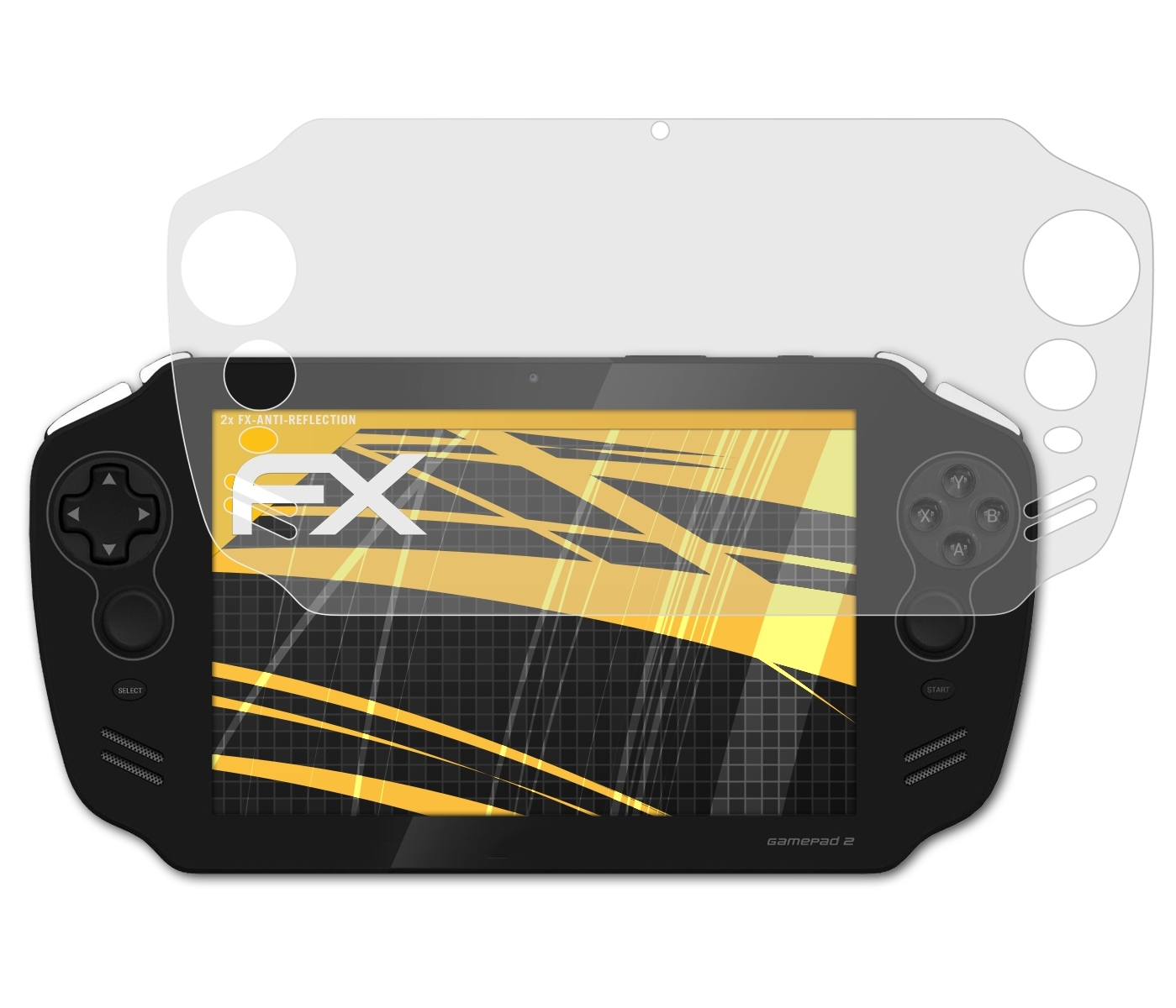2) Displayschutz(für FX-Antireflex GamePad Archos ATFOLIX 2x