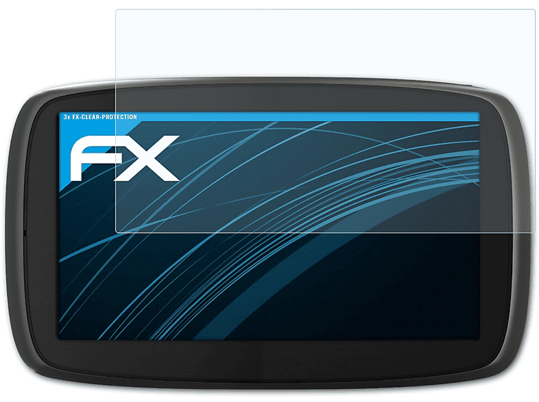 ATFOLIX 3x FX-Clear (2014)) TomTom 60 GO Displayschutz(für