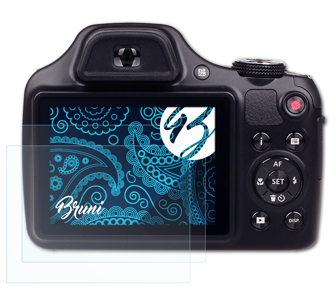 Basics-Clear AZ522) PixPro BRUNI Schutzfolie(für 2x Kodak
