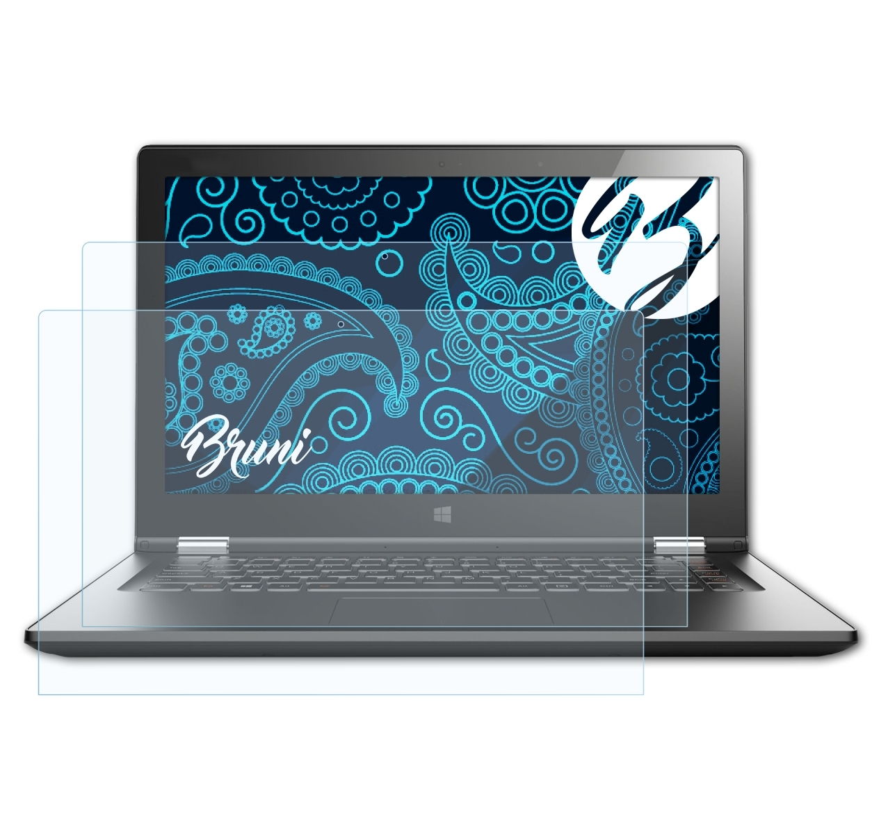 BRUNI 2x Basics-Clear 13) IdeaPad Yoga Lenovo 2 Schutzfolie(für