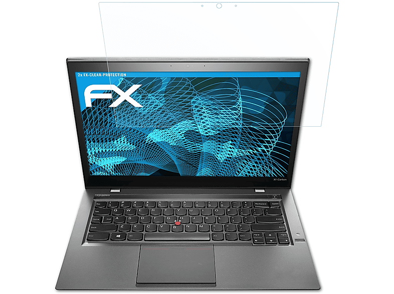 ATFOLIX 2x FX-Clear Displayschutz(für 2014)) X1 ThinkPad Lenovo Carbon (2nd Gen