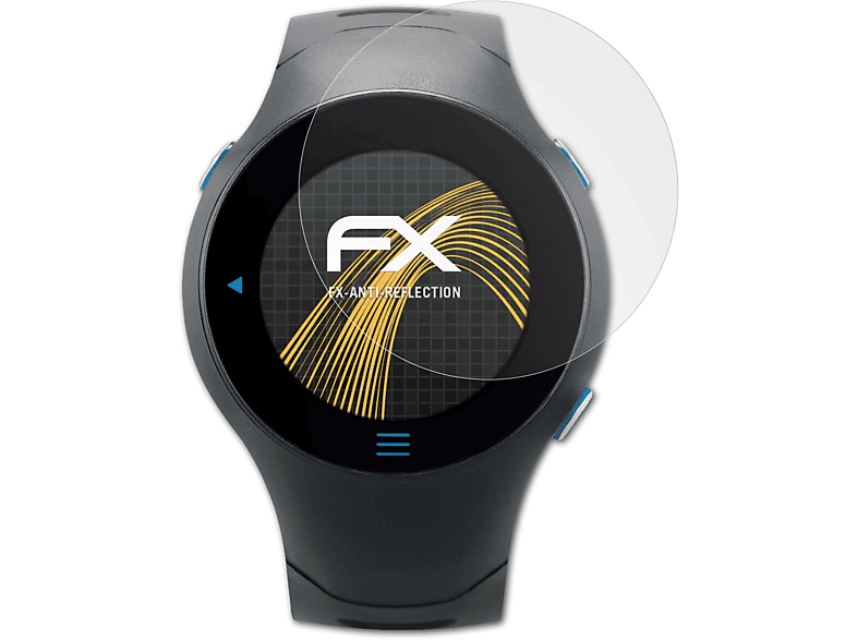 ATFOLIX 3x FX-Antireflex Displayschutz(für Garmin Forerunner 610)