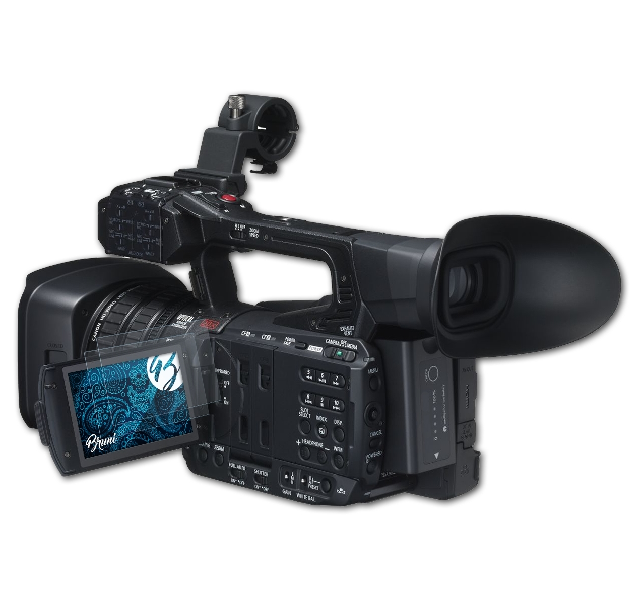 BRUNI XF200) Schutzfolie(für Basics-Clear 2x Canon