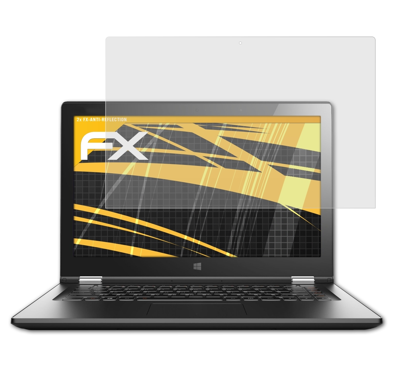 ATFOLIX 2x FX-Antireflex Displayschutz(für Lenovo 13) Yoga IdeaPad 2
