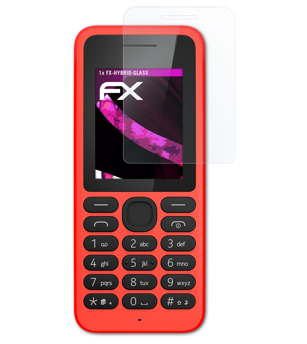 ATFOLIX FX-Hybrid-Glass Schutzglas(für Nokia 130)