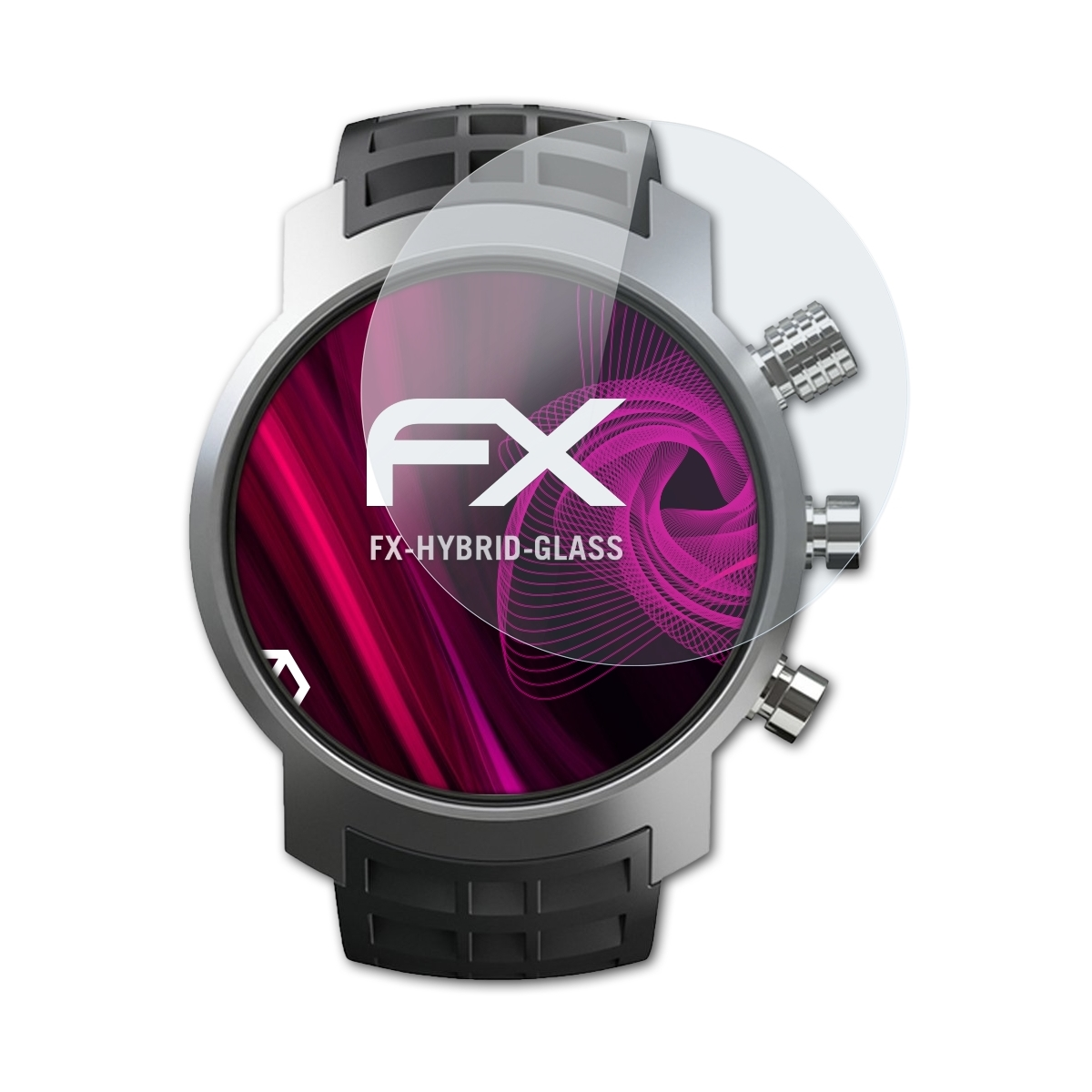 FX-Hybrid-Glass Elementum) Suunto ATFOLIX Schutzglas(für