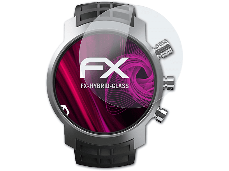ATFOLIX FX-Hybrid-Glass Schutzglas(für Suunto Elementum) | Smartwatch Schutzfolien & Gläser