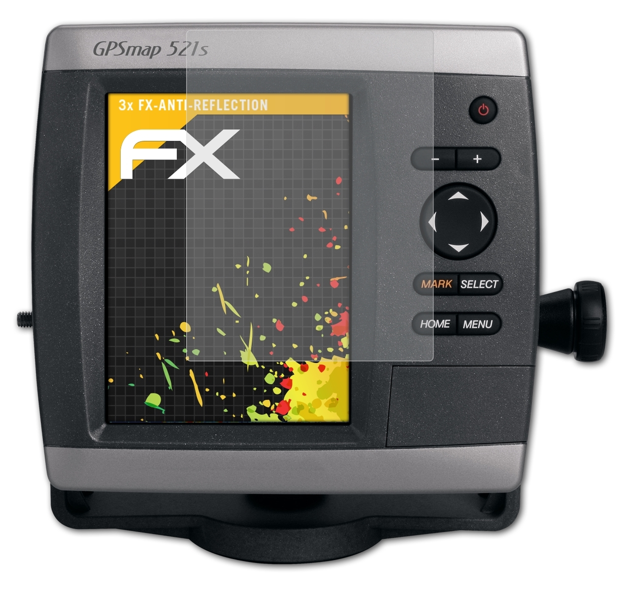 ATFOLIX 3x Garmin 421s) FX-Antireflex Displayschutz(für GPSMap