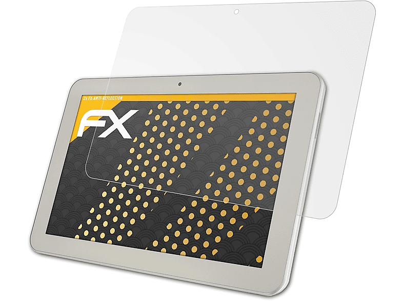 ATFOLIX 2x FX-Antireflex Displayschutz(für Encore 2 Toshiba (WT10-A-102))