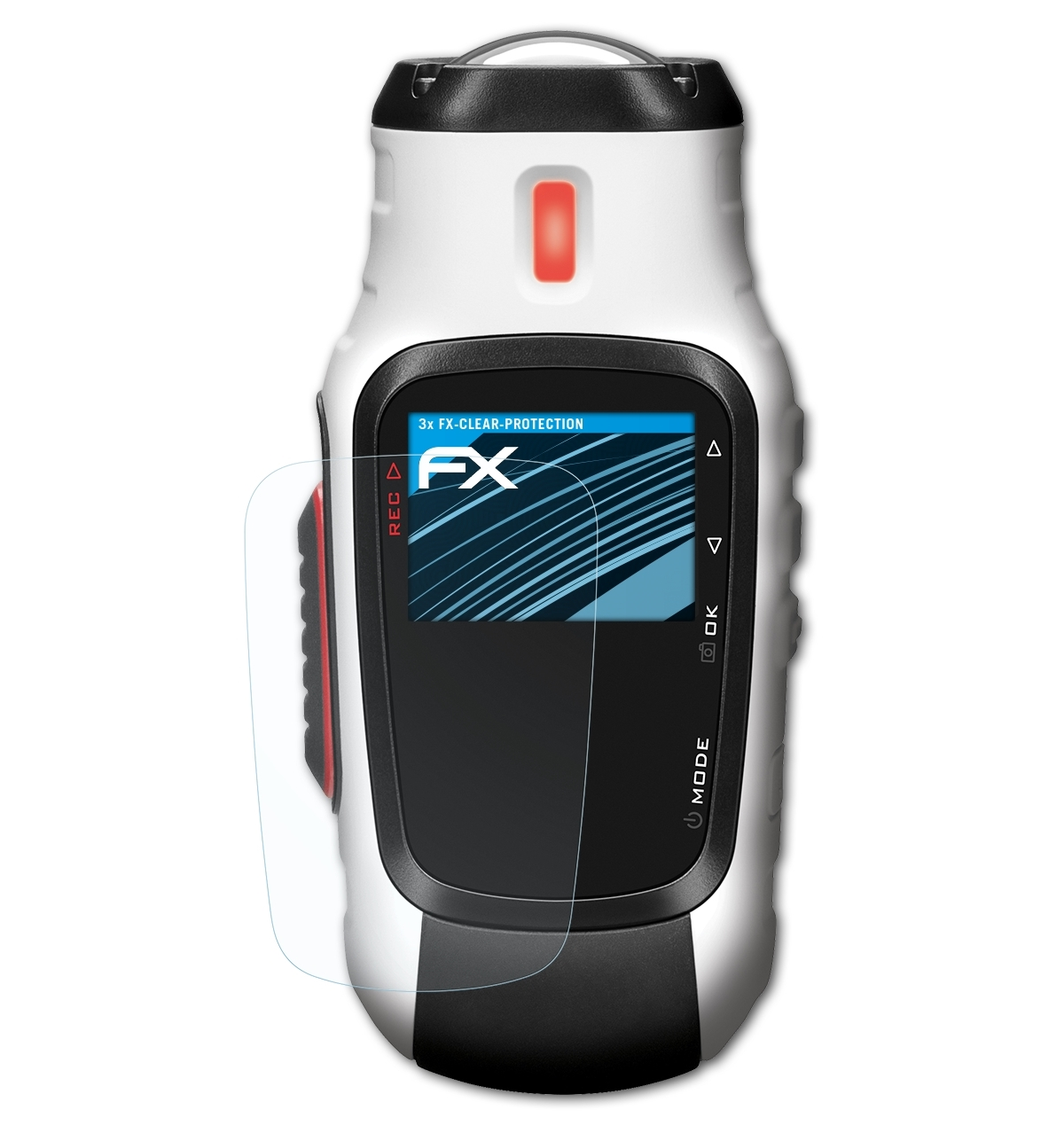 ATFOLIX 3x Elite) Garmin FX-Clear Displayschutz(für Virb