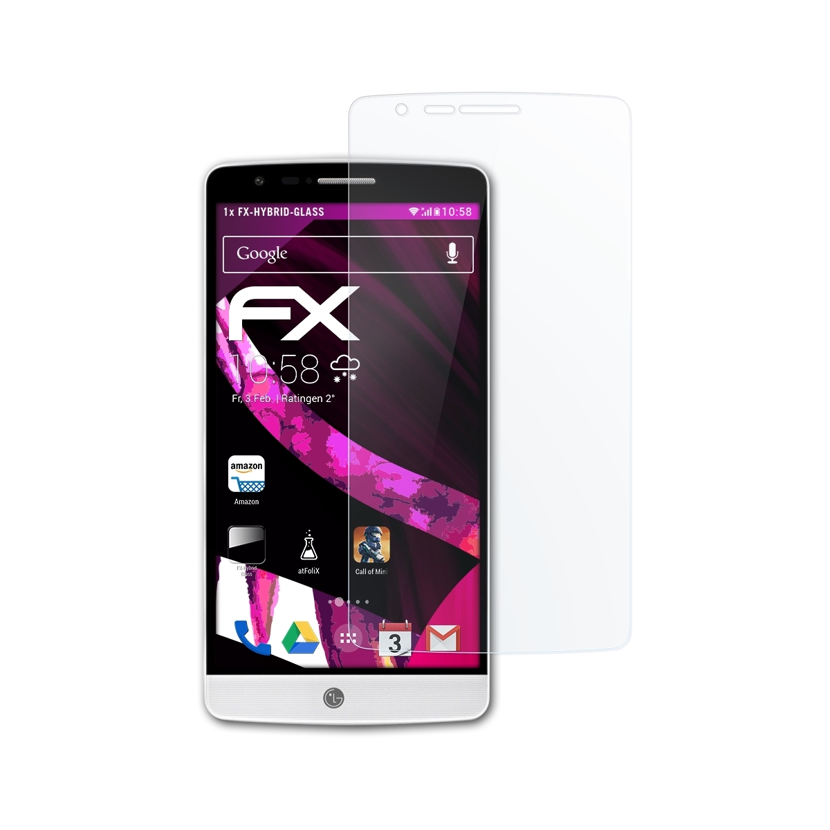 FX-Hybrid-Glass ATFOLIX LG S) Schutzglas(für G3