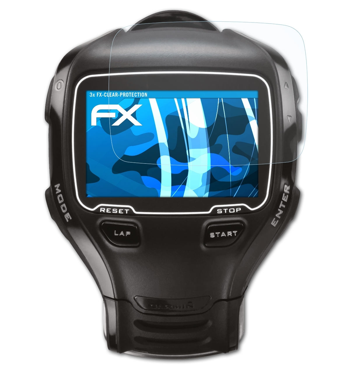 ATFOLIX 3x Displayschutz(für Garmin FX-Clear Forerunner 910XT)