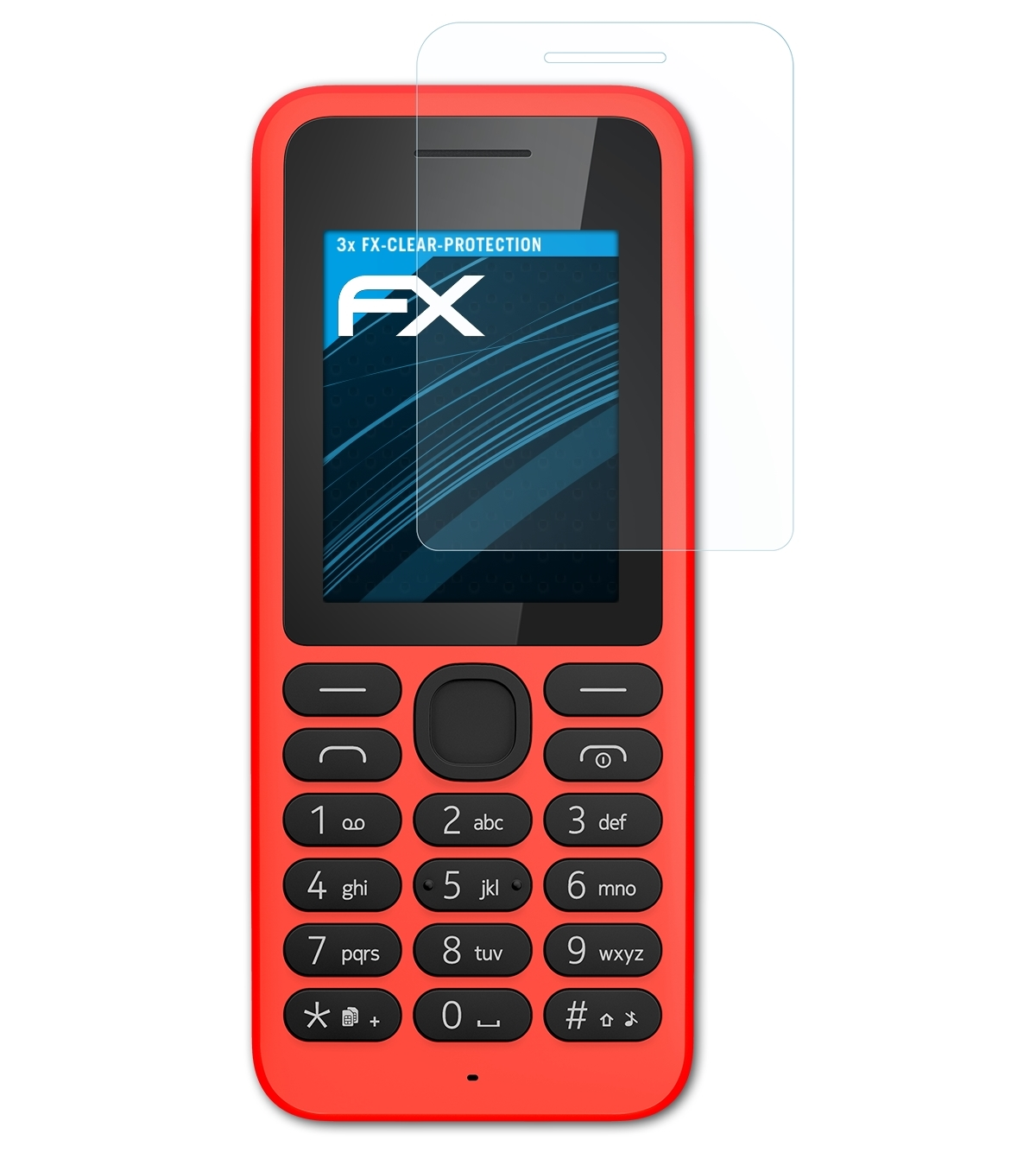 ATFOLIX FX-Clear 130) 3x Displayschutz(für Nokia