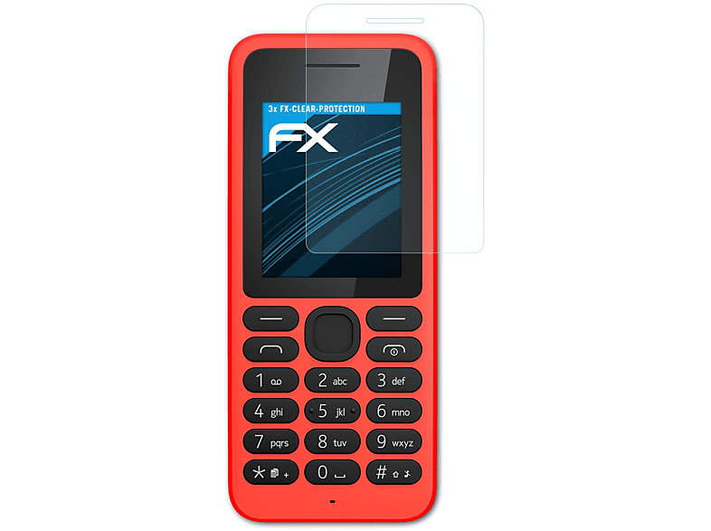 ATFOLIX 3x FX-Clear 130) Nokia Displayschutz(für