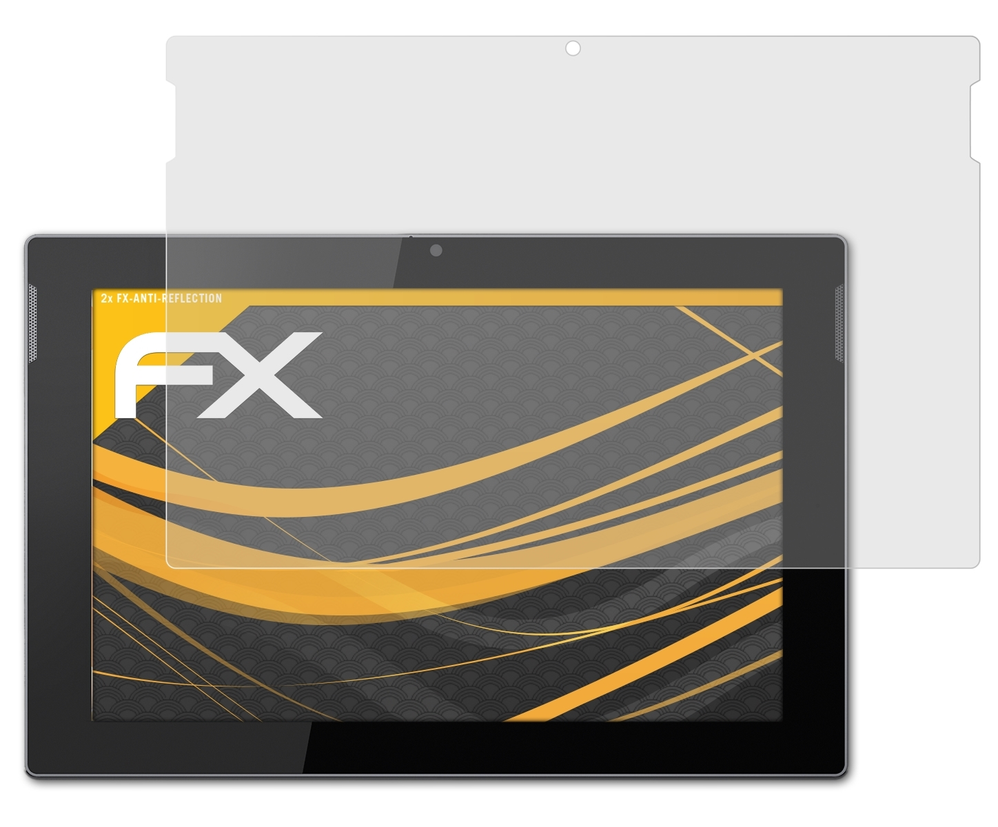 ATFOLIX Displayschutz(für 2x (MD98828)) LIFETAB S10333 Medion FX-Antireflex