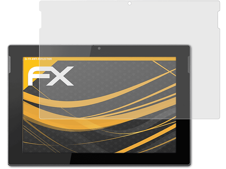 ATFOLIX 2x FX-Antireflex Displayschutz(für Medion LIFETAB S10333 (MD98828))
