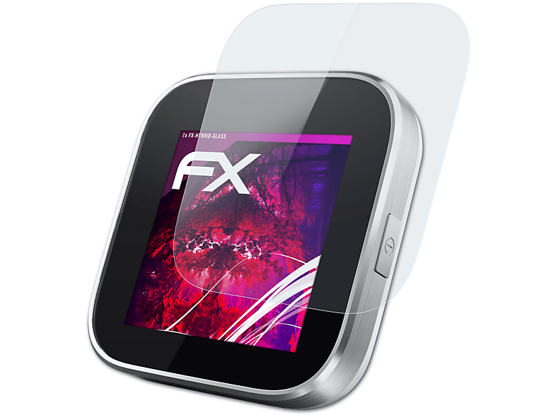 SmartWatch) Schutzglas(für FX-Hybrid-Glass ATFOLIX Sony
