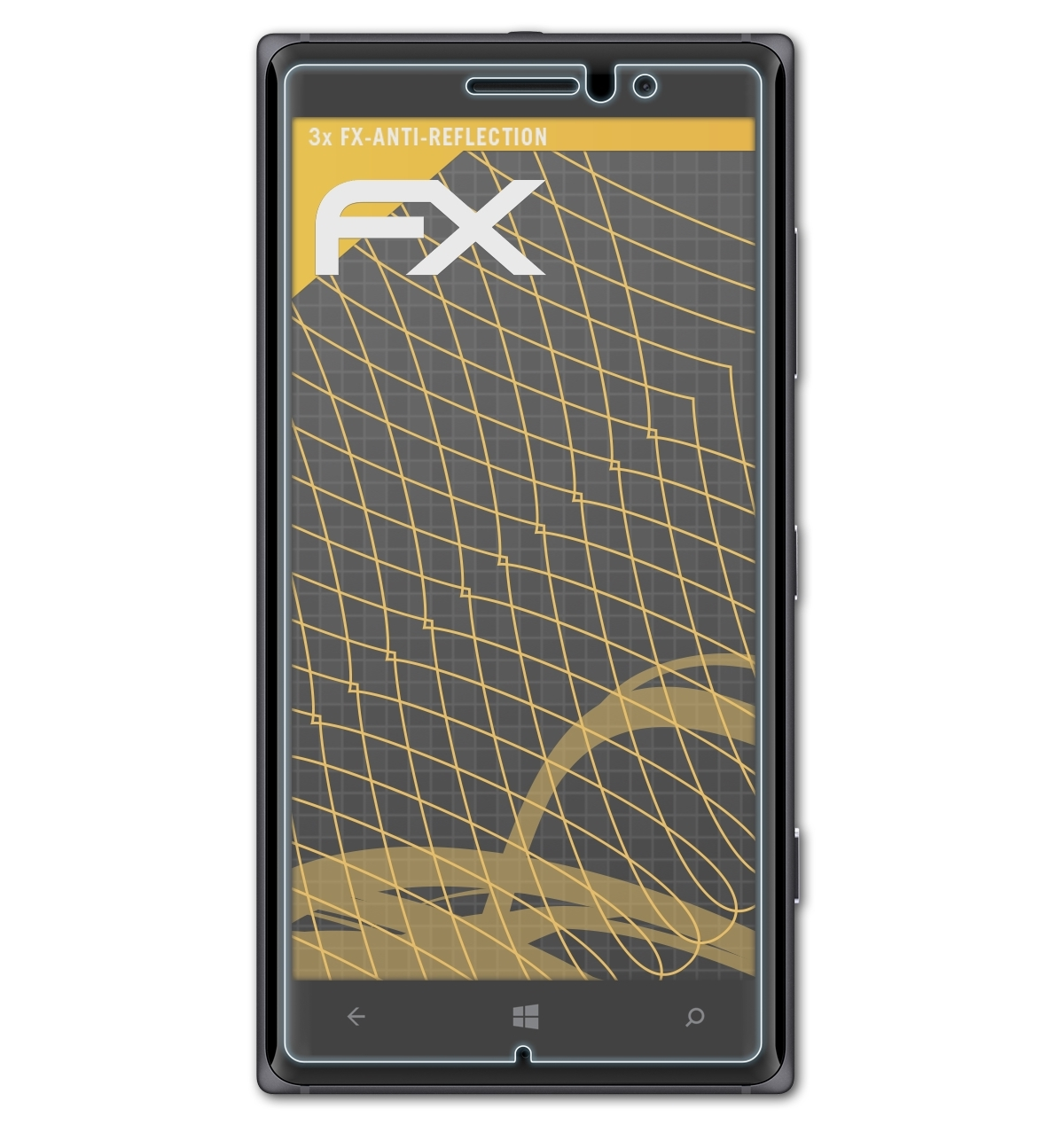 FX-Antireflex Displayschutz(für 3x Nokia ATFOLIX Lumia 830)