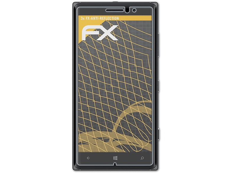 ATFOLIX 3x FX-Antireflex Displayschutz(für Nokia Lumia 830)