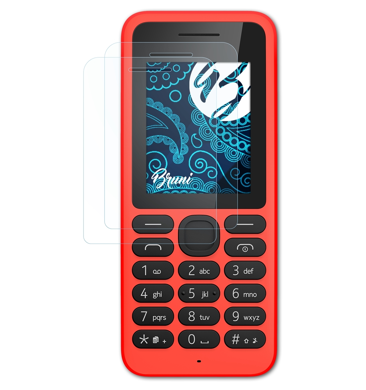 2x Nokia Schutzfolie(für BRUNI Basics-Clear 130)