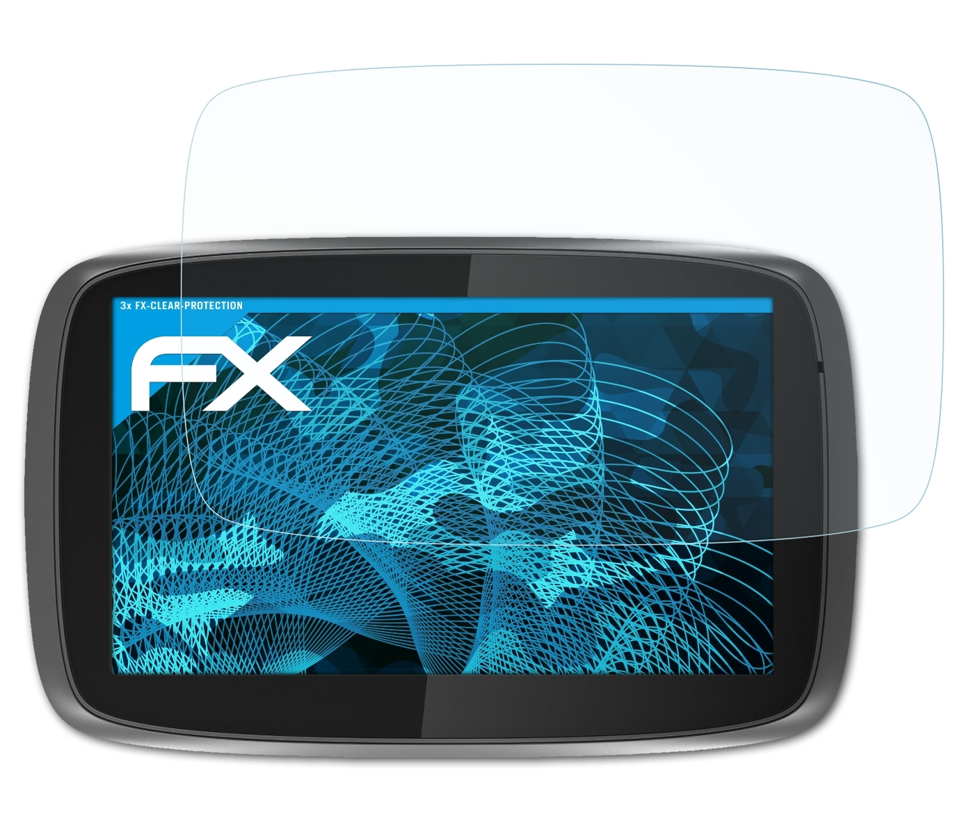 ATFOLIX 3x FX-Clear Displayschutz(für (2013)) 500 GO TomTom