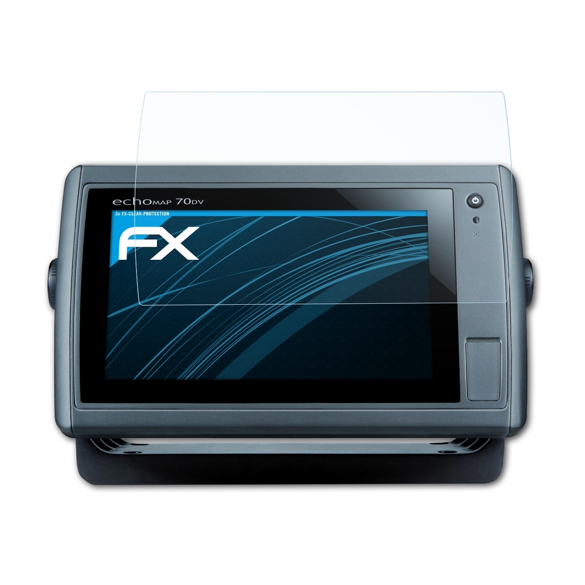 FX-Clear Garmin 70s/70dv) ATFOLIX Displayschutz(für 3x echoMAP