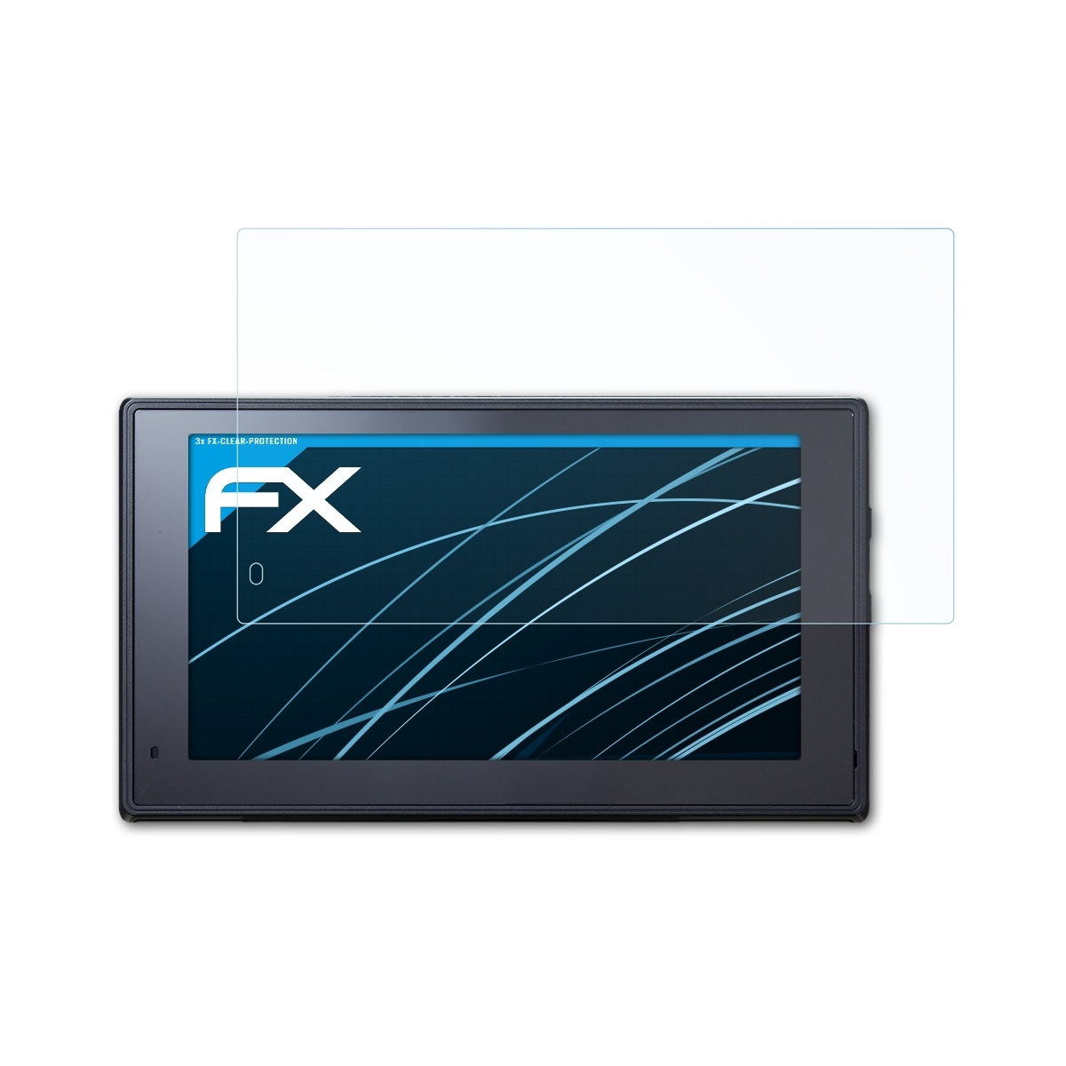 fleet 660/670) ATFOLIX FX-Clear Garmin Displayschutz(für 3x