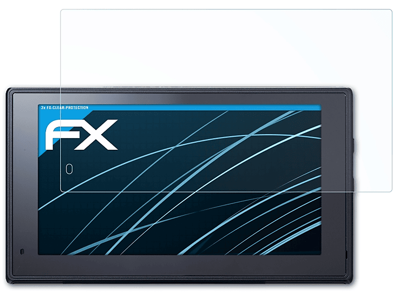ATFOLIX 3x Garmin Displayschutz(für FX-Clear fleet 660/670)
