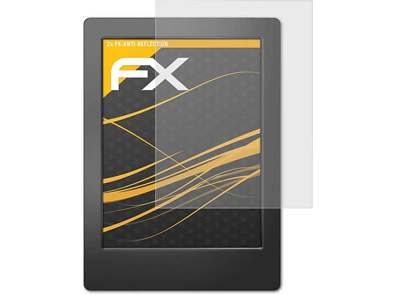 ATFOLIX 2x FX-Antireflex Displayschutz(für Kobo Aura H2O)