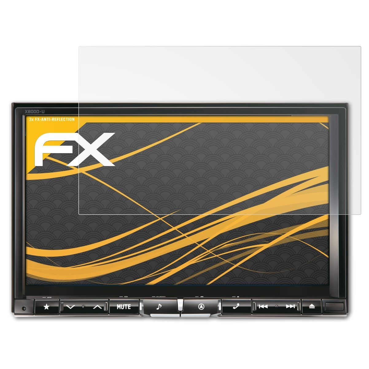 3x Displayschutz(für FX-Antireflex X800D-U) Alpine ATFOLIX