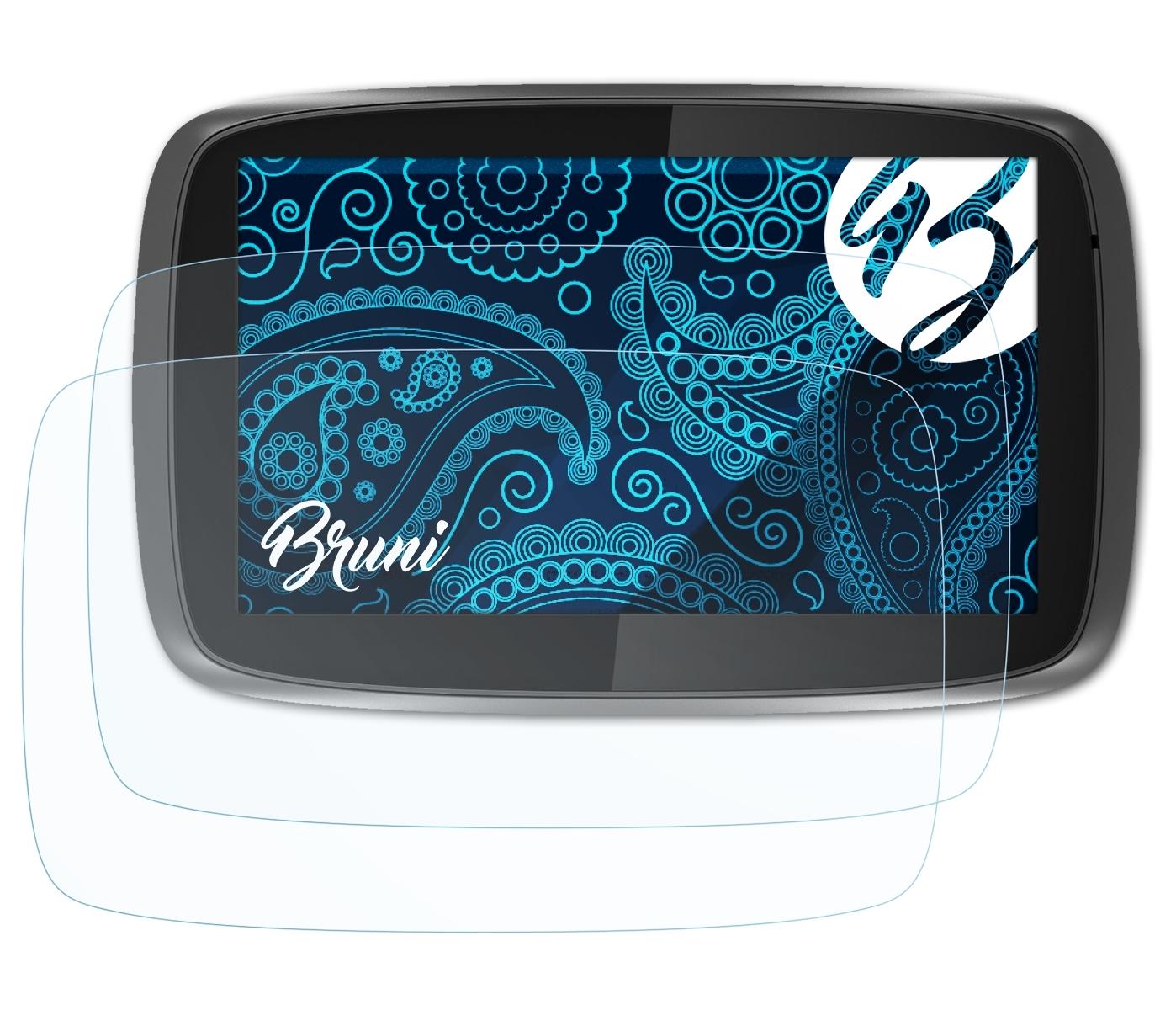 BRUNI (2013)) GO 2x Basics-Clear Schutzfolie(für TomTom 500