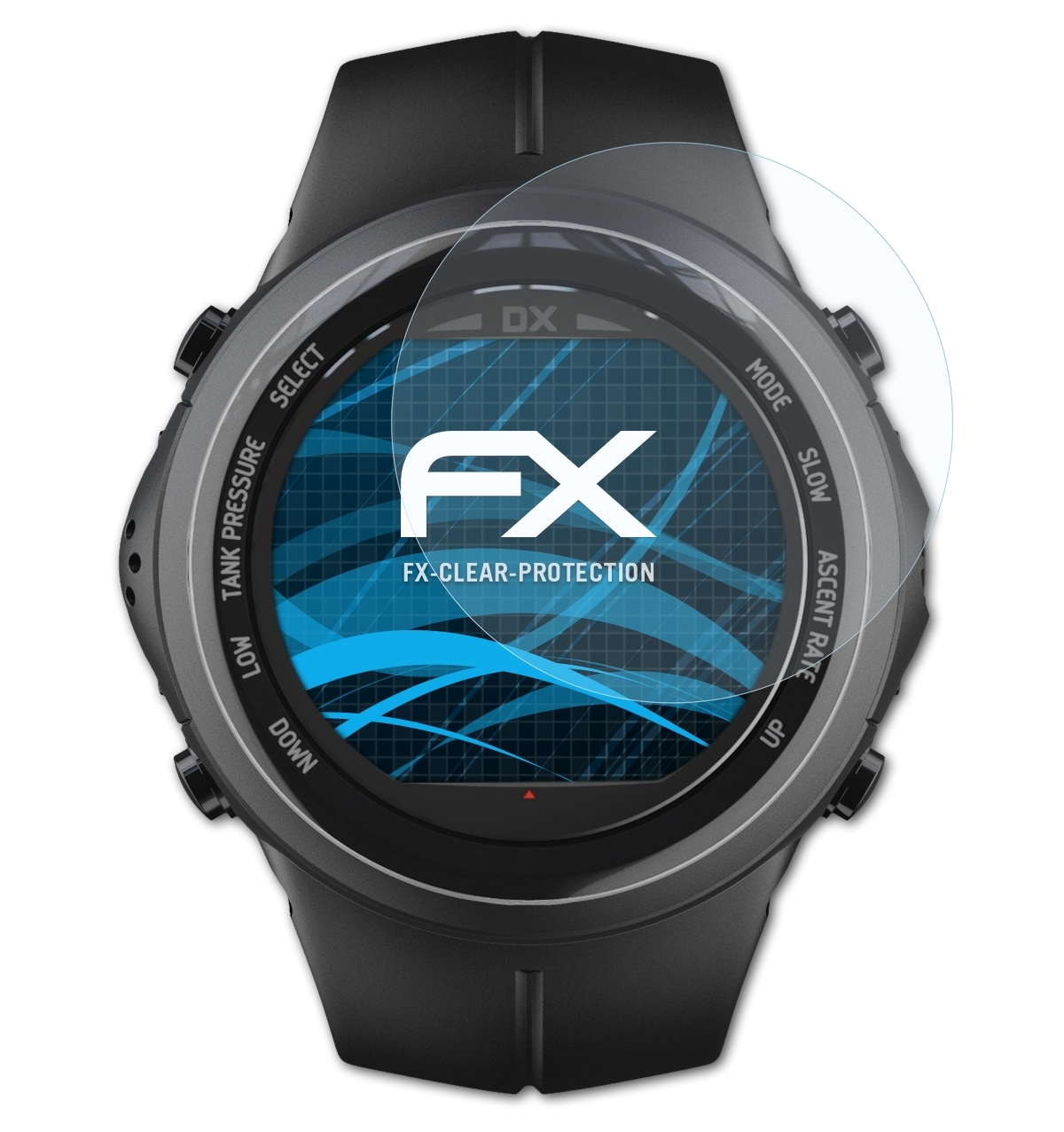 ATFOLIX 3x FX-Clear Displayschutz(für Suunto DX)