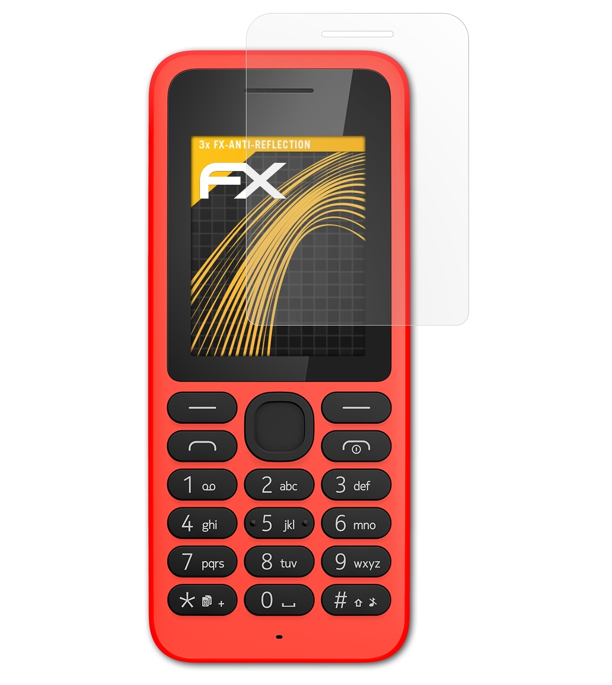 Displayschutz(für Nokia 3x 130) FX-Antireflex ATFOLIX