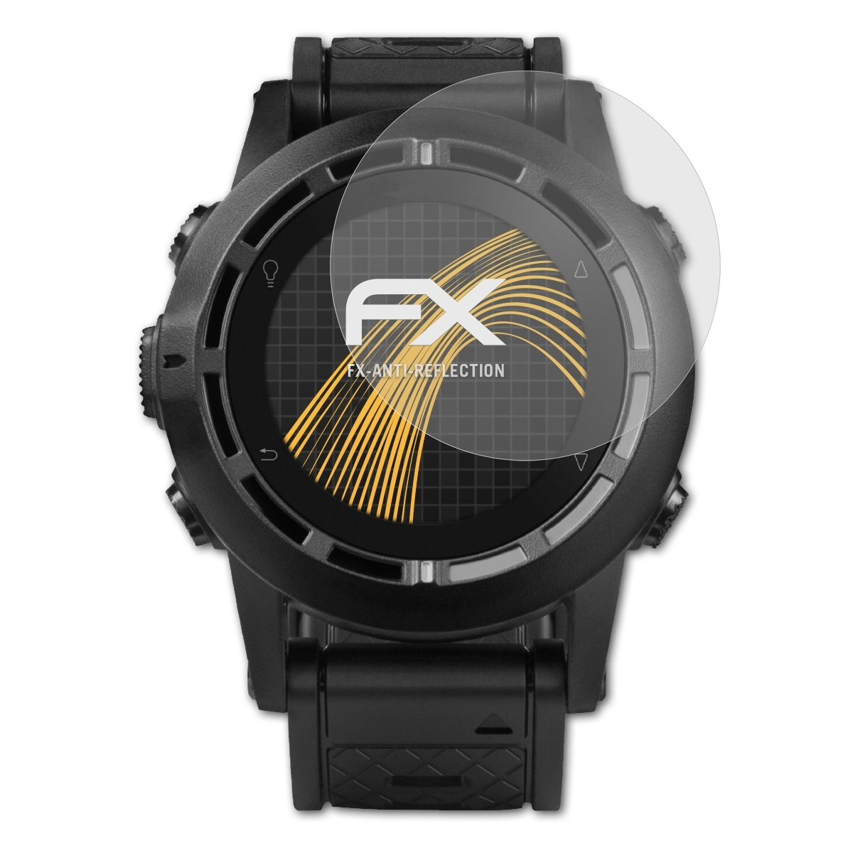 ATFOLIX Garmin Tactix) FX-Antireflex 3x Displayschutz(für