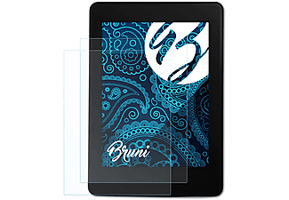 BRUNI 2x Basics-Clear Schutzfolie(für Amazon Kindle 7 (Model 2014))