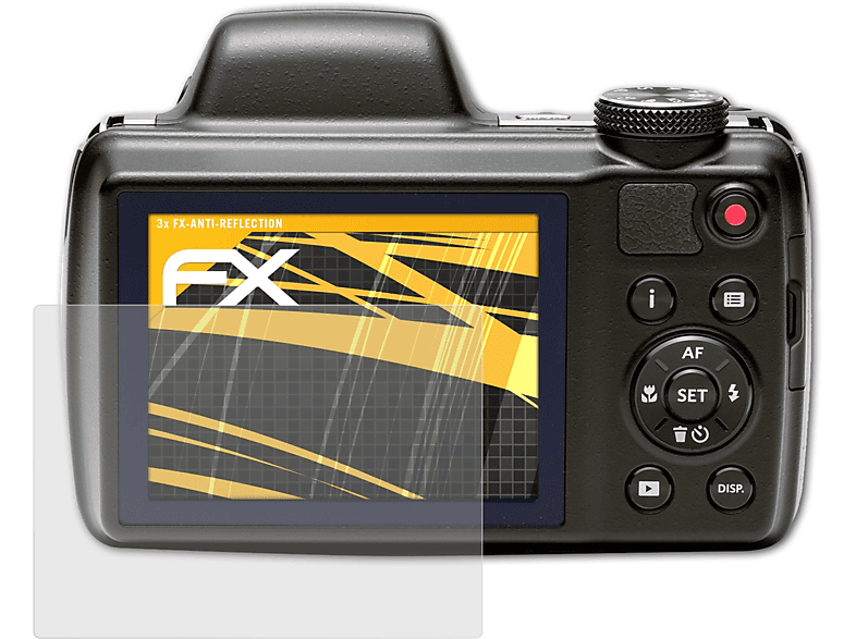 ATFOLIX 3x FX-Antireflex Displayschutz(für Kodak PixPro AZ521)