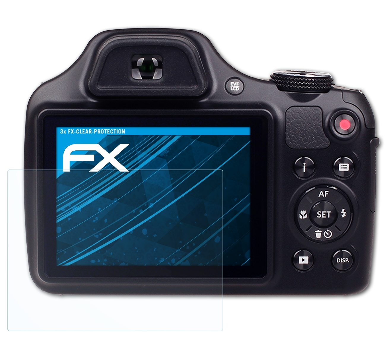 ATFOLIX 3x Displayschutz(für AZ522) PixPro FX-Clear Kodak
